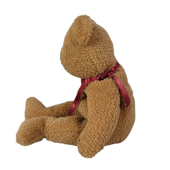 2/$15 Ty Beanie Babies Curly Bear Plush Brown 8.5" Ribbon Floppy 1993 Vintage - Picture 3 of 10
